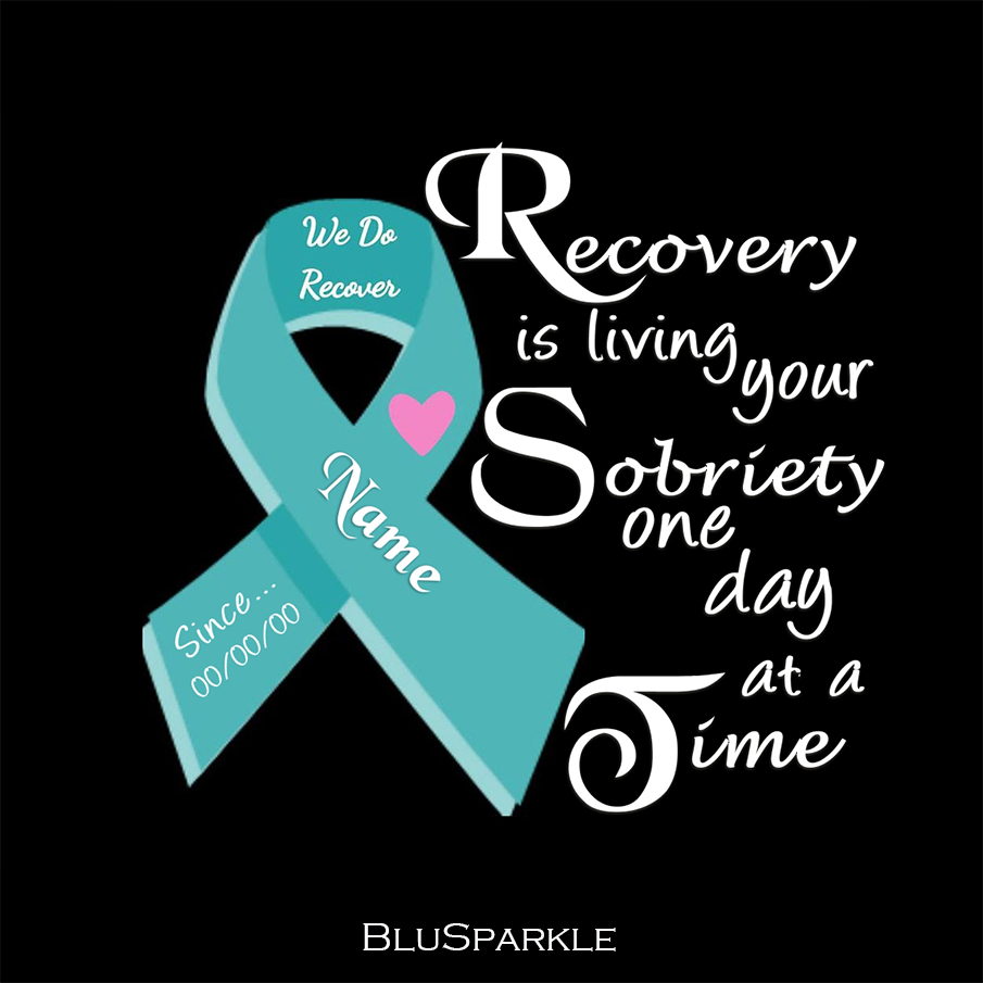 "Recovery is Living Your Sobriety One Day at a Time" Wise Expression Magnet