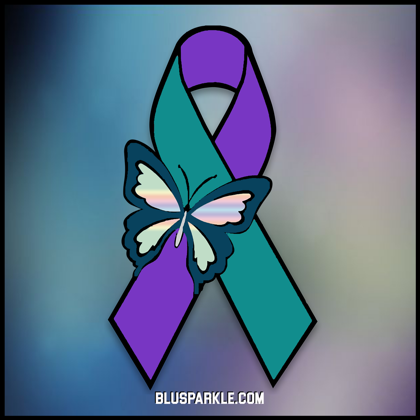 Suicide Awareness Butterfly Wise Expression Magnet