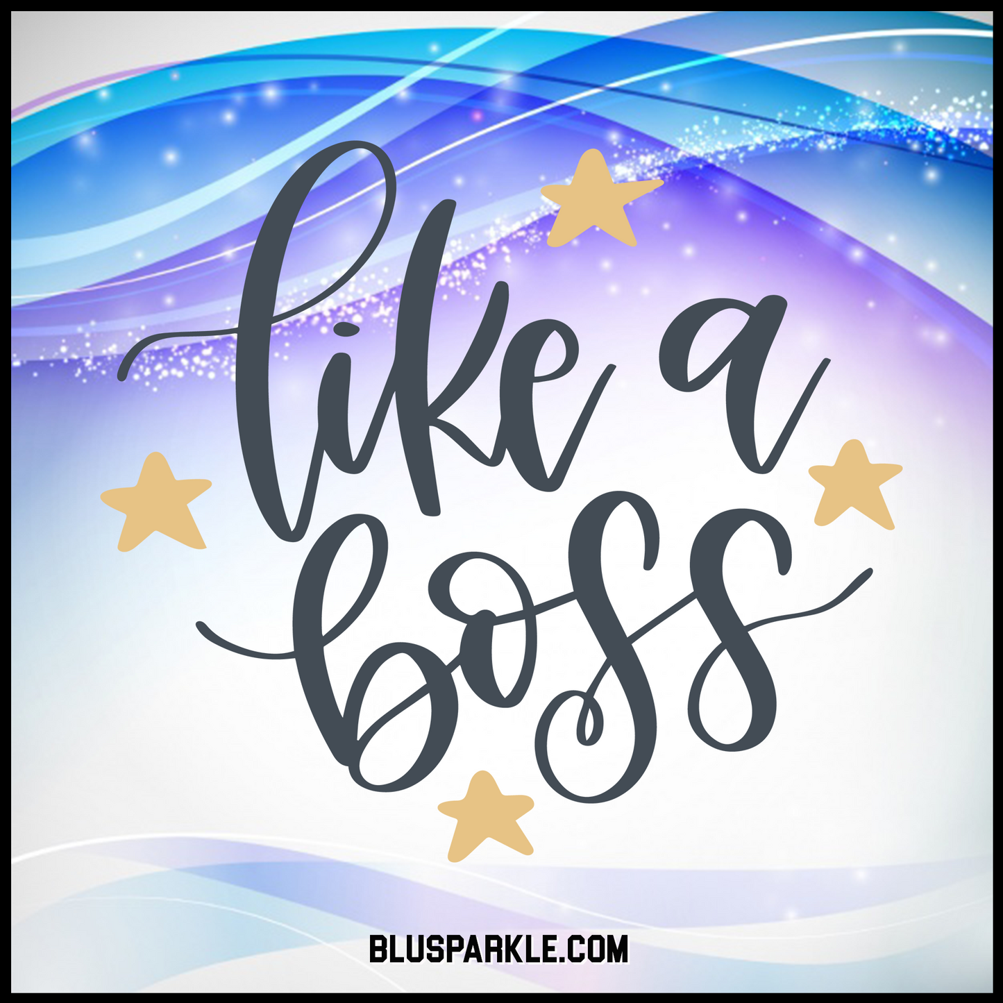 Like A Boss 3.5" Wise Expression Magnet