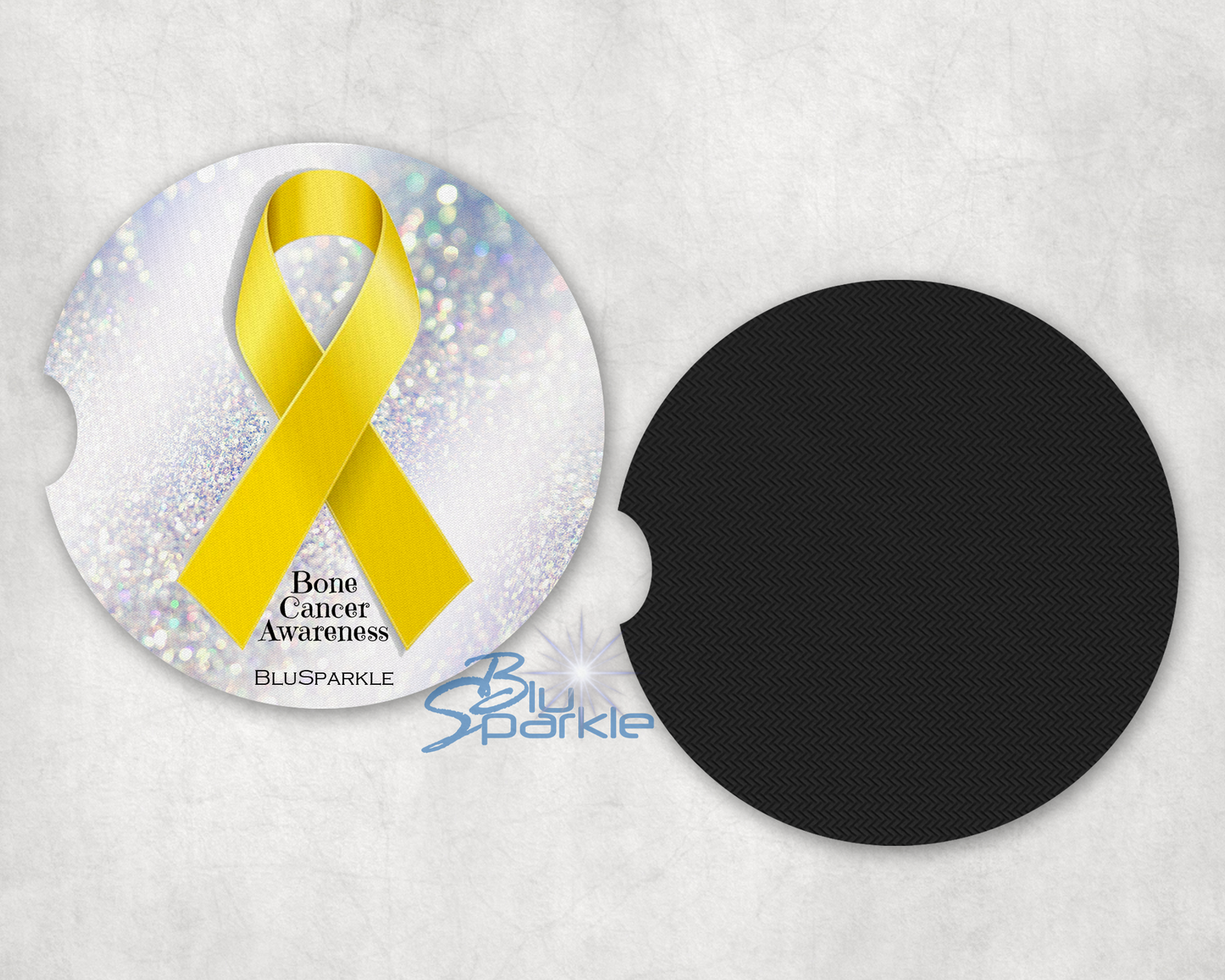 Bone Cancer Awareness Car Coasters