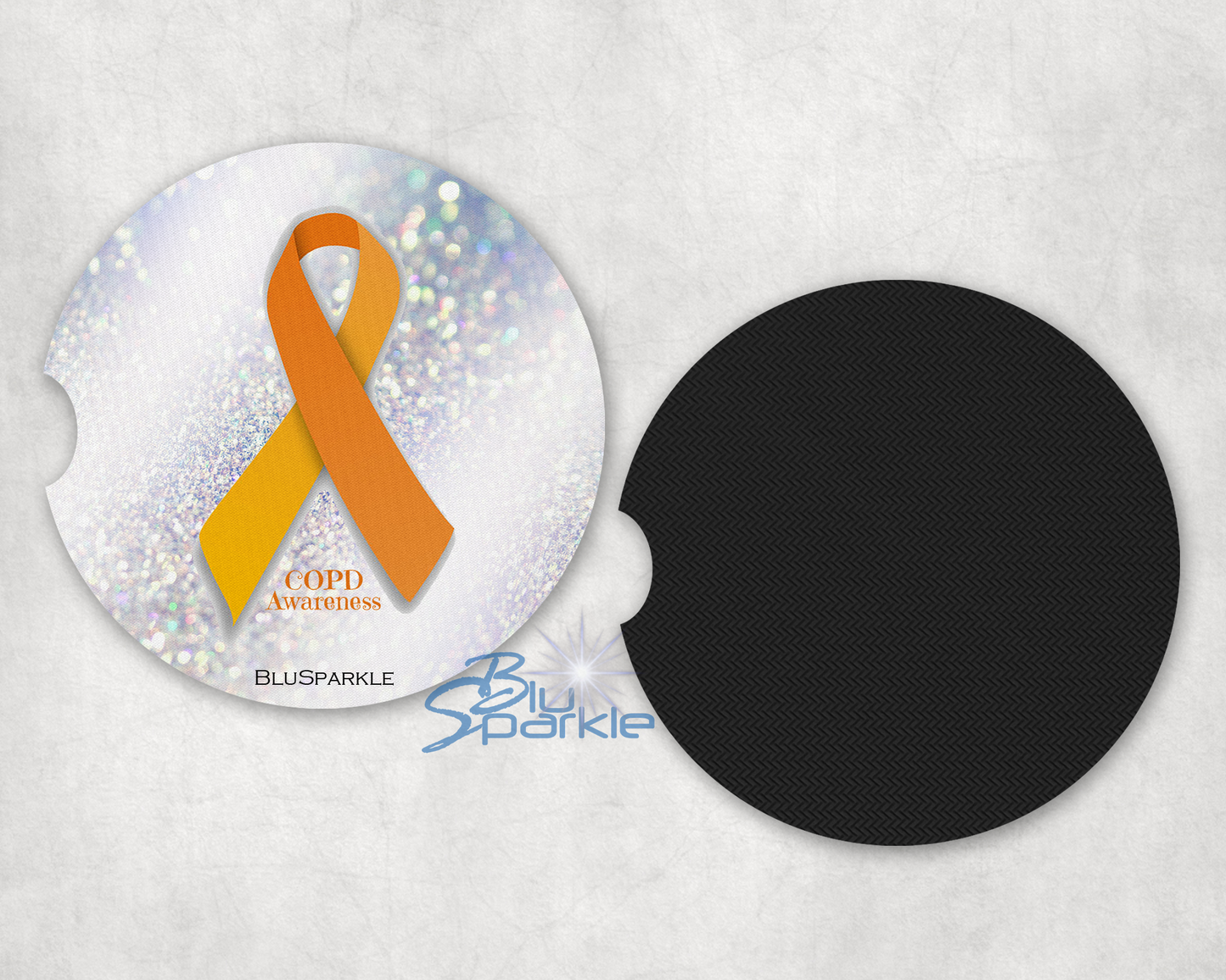 COPD Awareness Car Coasters