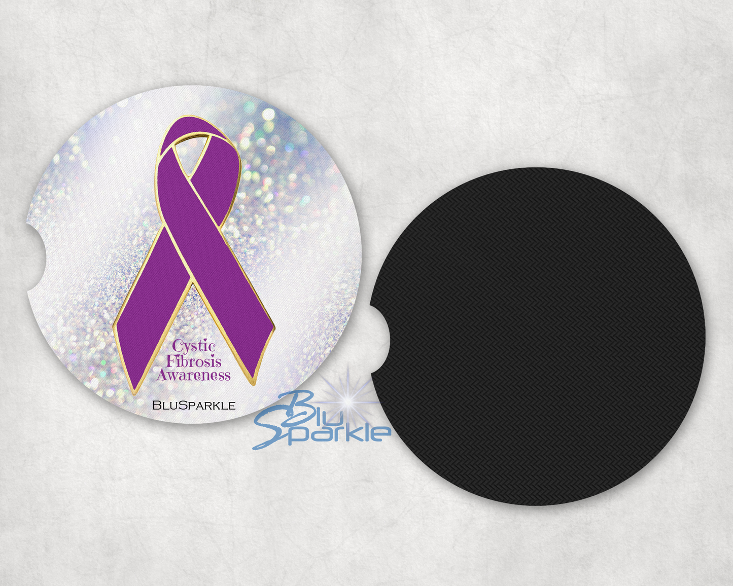 Cystic Fibrosis Awareness Car Coasters