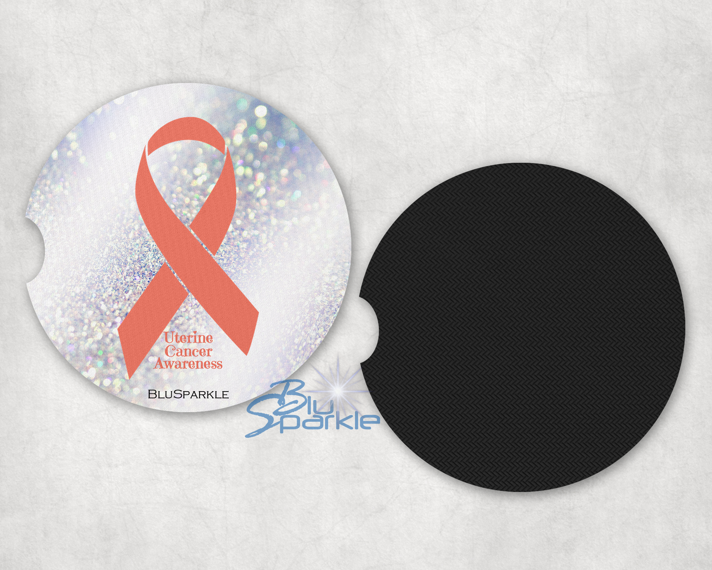 Uterine Cancer Awareness Car Coasters