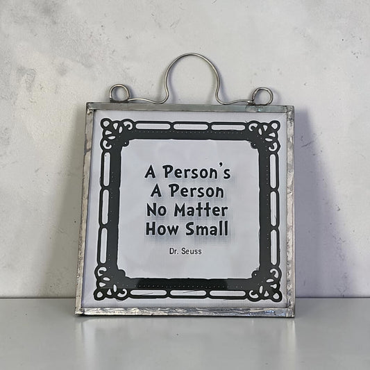 Beveled Expressions: A Person's A Person, No Matter How Small
