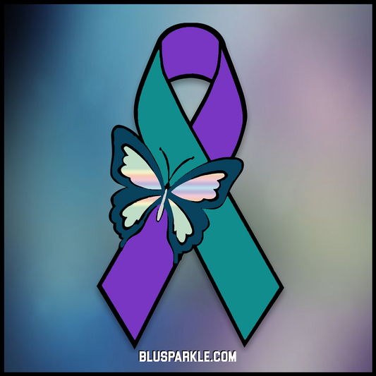 Suicide Awareness Butterfly Sticker