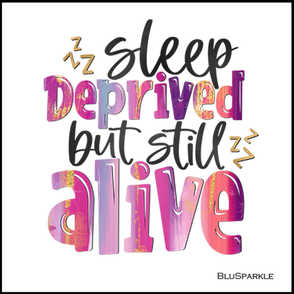 Sleep Deprived But Still Alive Wise Expression Magnet