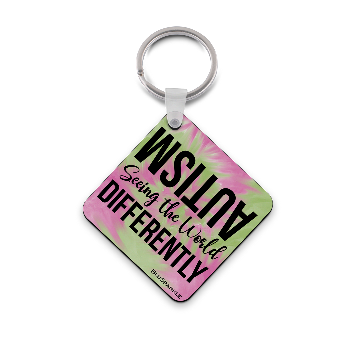 Autism Seeing the World Differently Wise Expression Key Chain