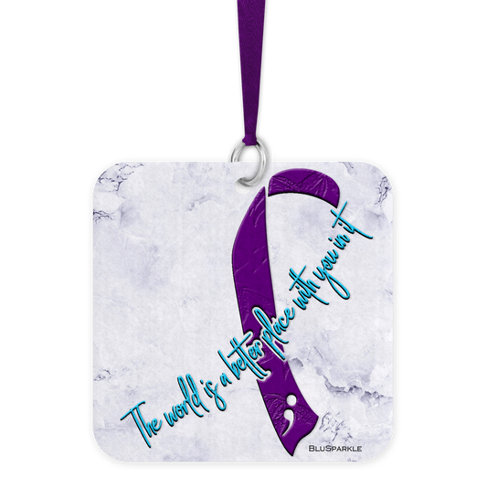 The world is a better place with you in it Fragrance By You Air Freshener