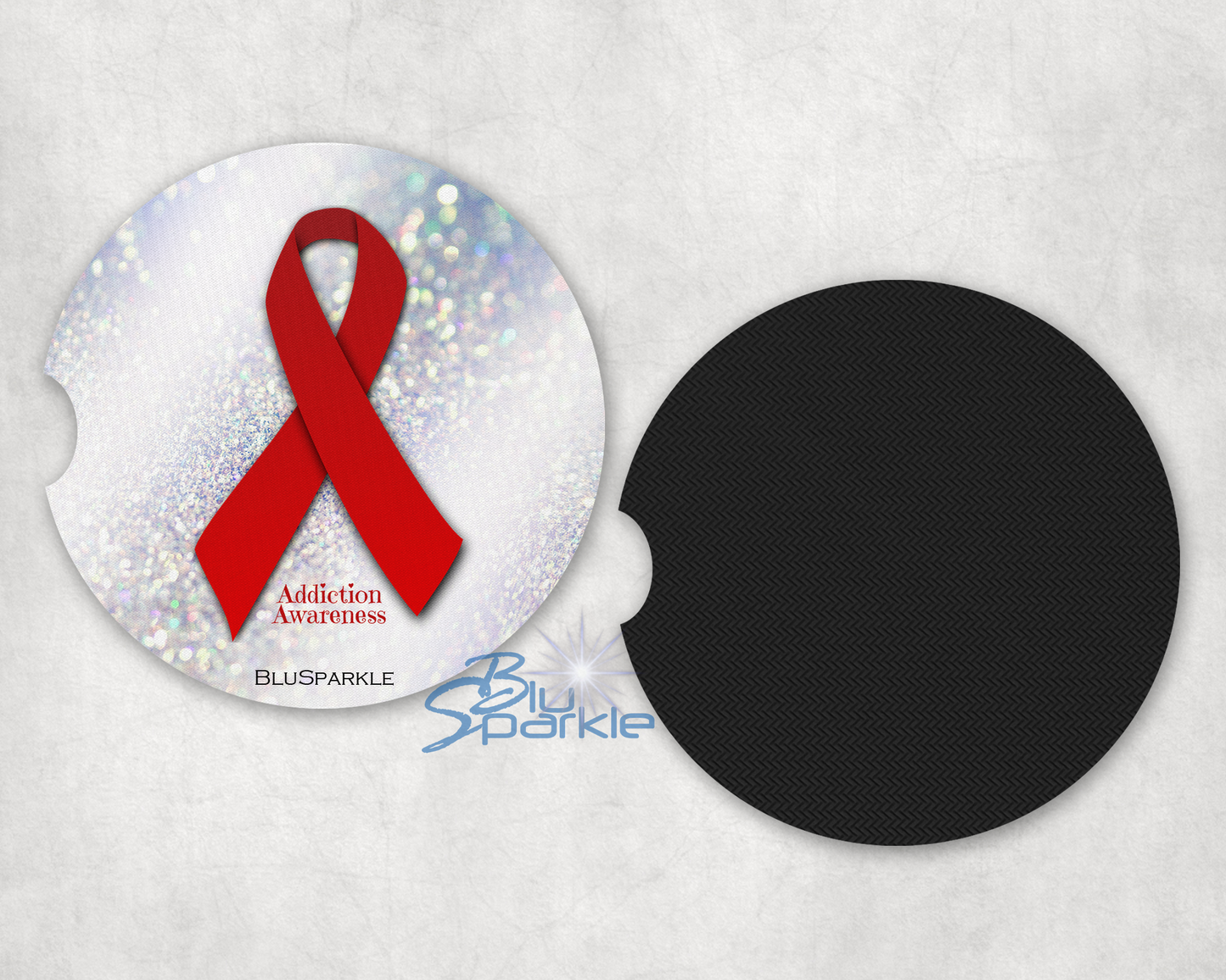 Addiction Awareness Car Coasters