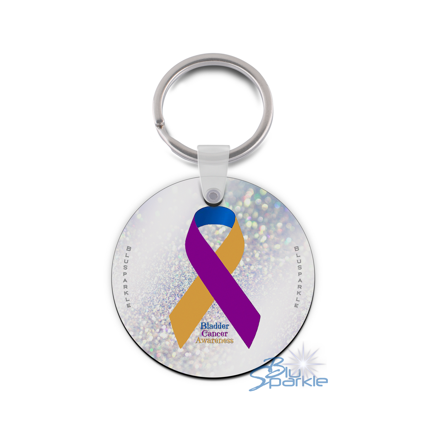 Bladder Cancer Awareness Key Chain