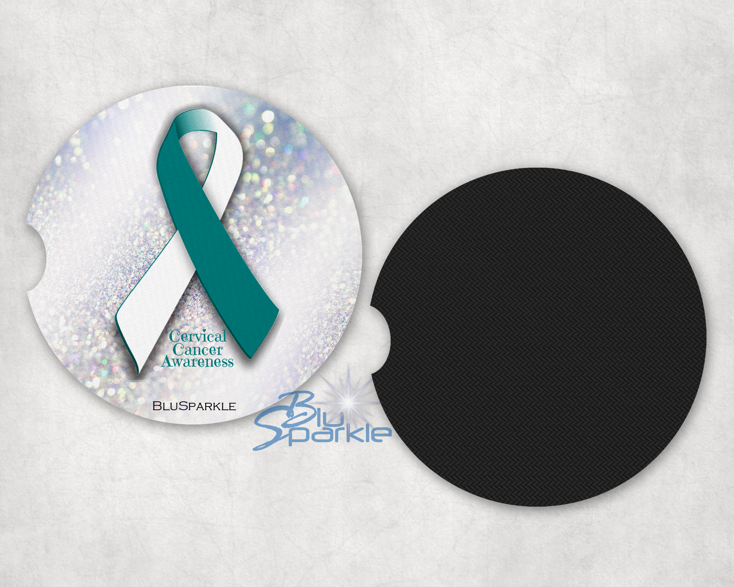 Cervical Cancer Awareness Car Coasters