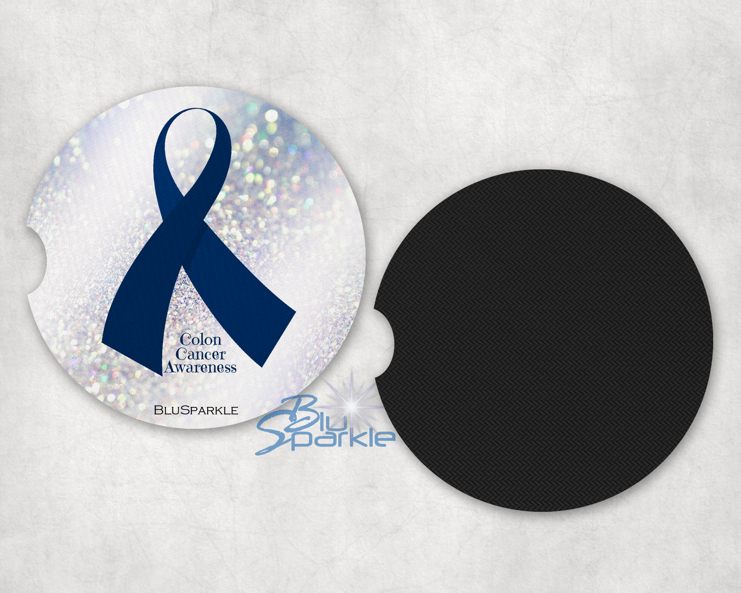 Colon Cancer Awareness Car Coasters