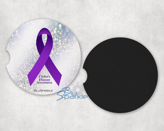 Crohn's Disease Awareness Car Coasters