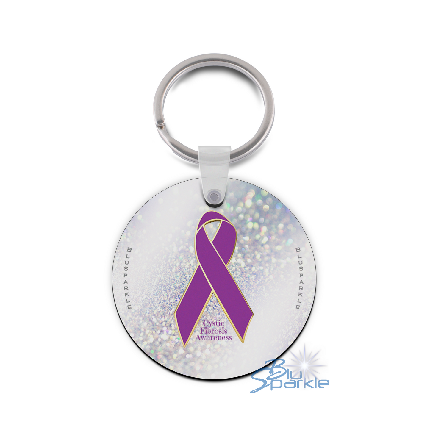 Cystic Fibrosis Awareness Key Chain
