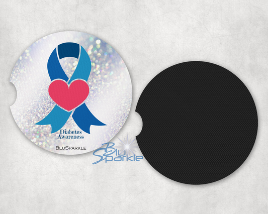 Diabetes Awareness Car Coasters