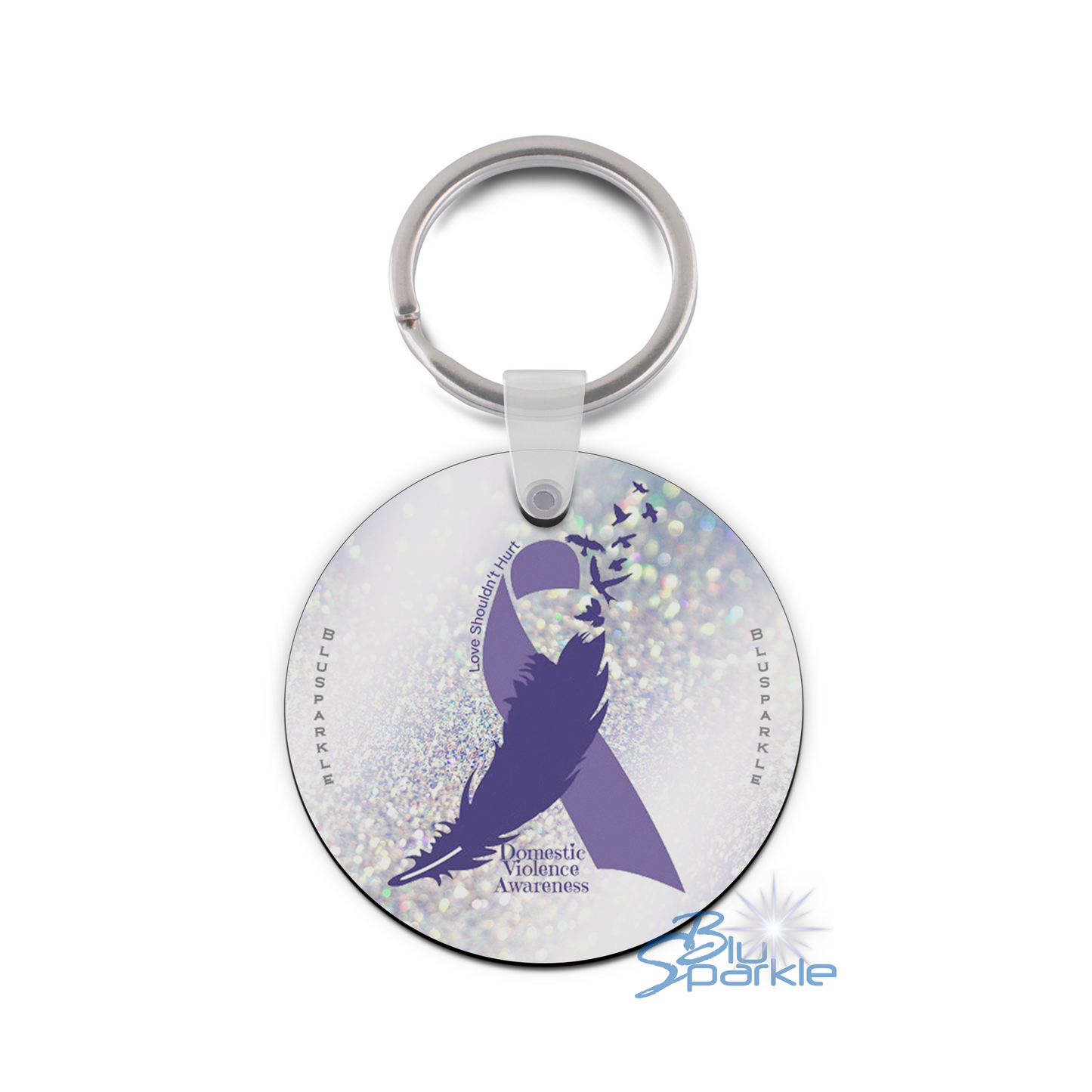 Domestic Violence Awareness Key Chain