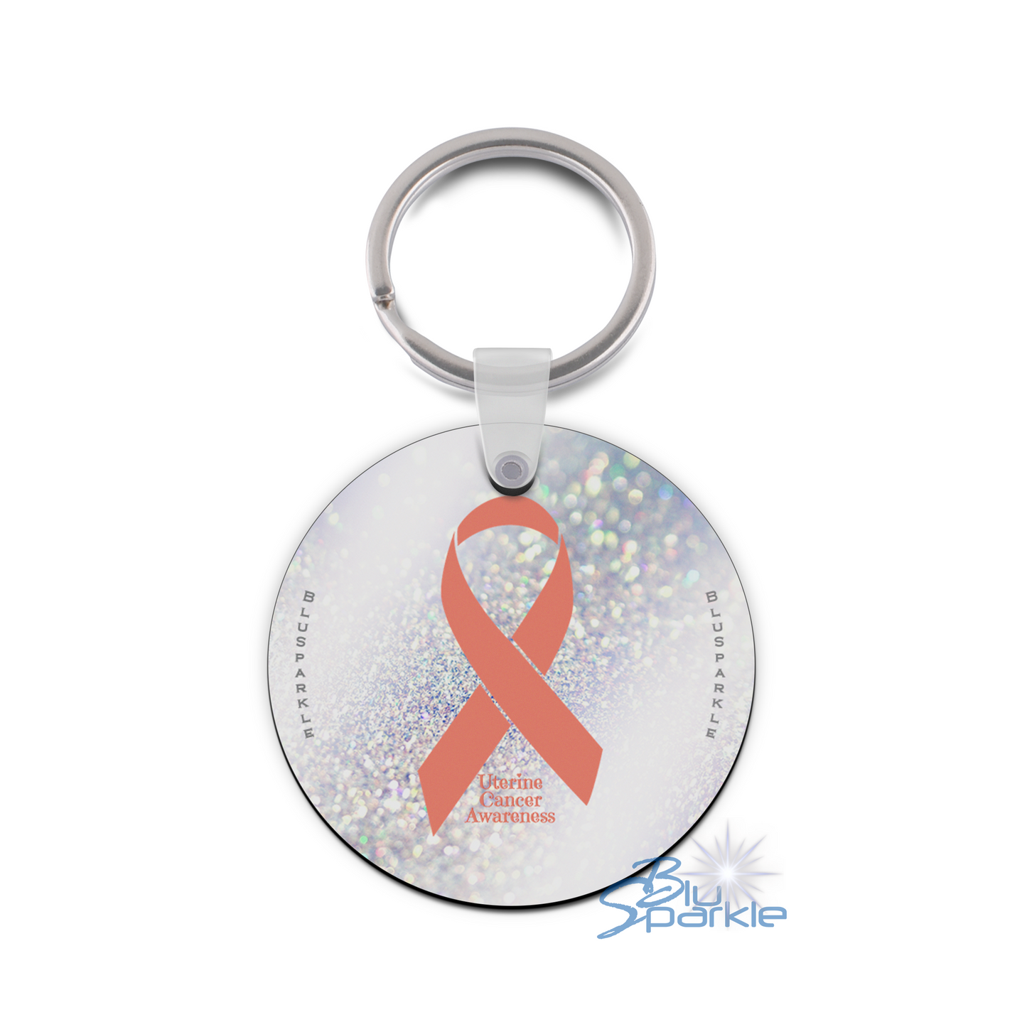 Uterine Cancer Awareness Key Chain