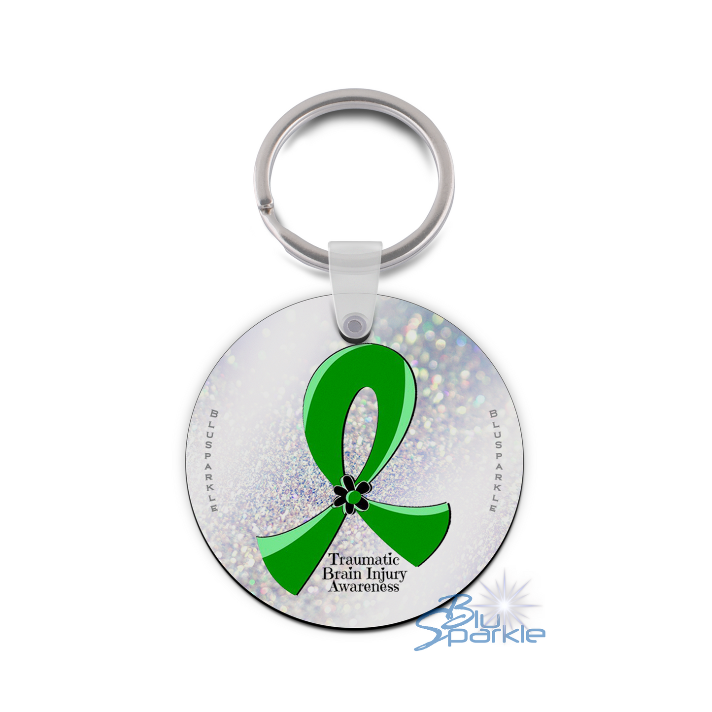 Traumatic Brain Injury Awareness Key Chain