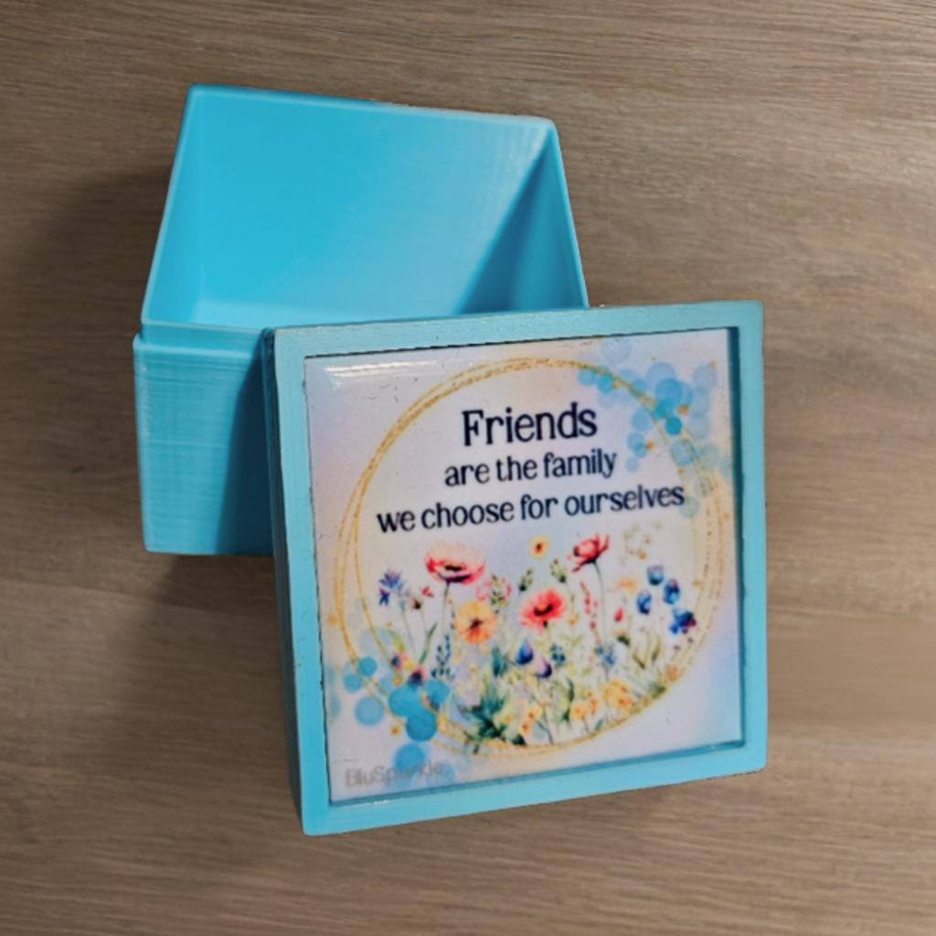 Two by Two Trinket Box – “Friends Are the Family We Choose”
