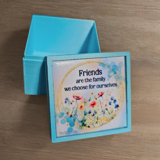 Two by Two Trinket Box – “Friends Are the Family We Choose”
