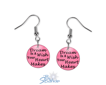 A Dream Is A Wish Your Heart Makes - Earrings - BluSparkle