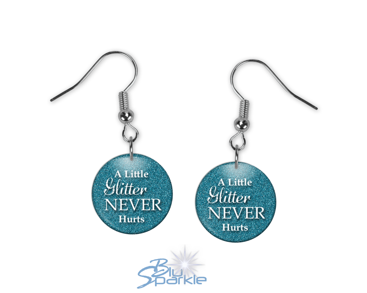 A Little Glitter Never Hurts - Earrings - BluSparkle