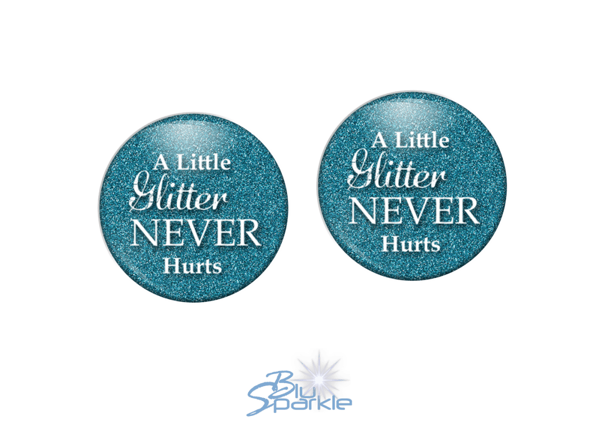 A Little Glitter Never Hurts - Earrings - BluSparkle