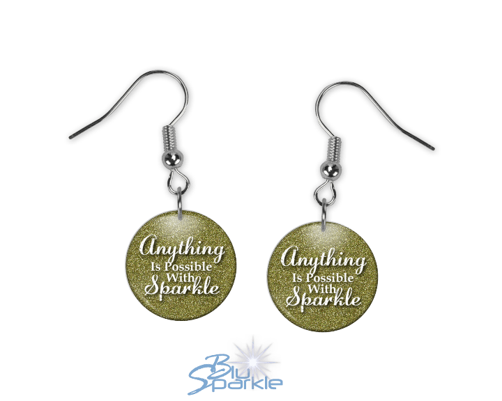 Anything Is Possible With Sparkle - Earrings - BluSparkle