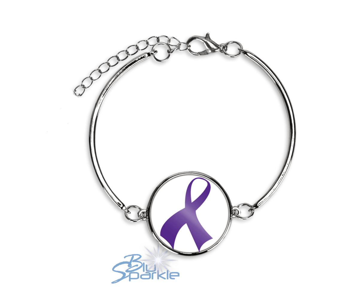 Awareness Ribbon - Personalized Bracelets - BluSparkle