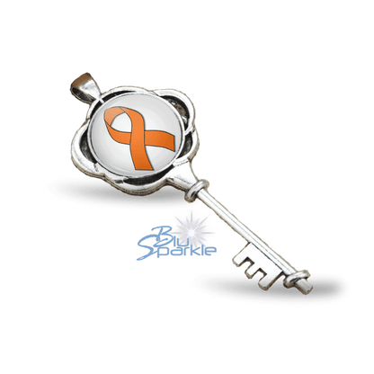 Awareness Ribbon - Personalized Key Pendants - BluSparkle