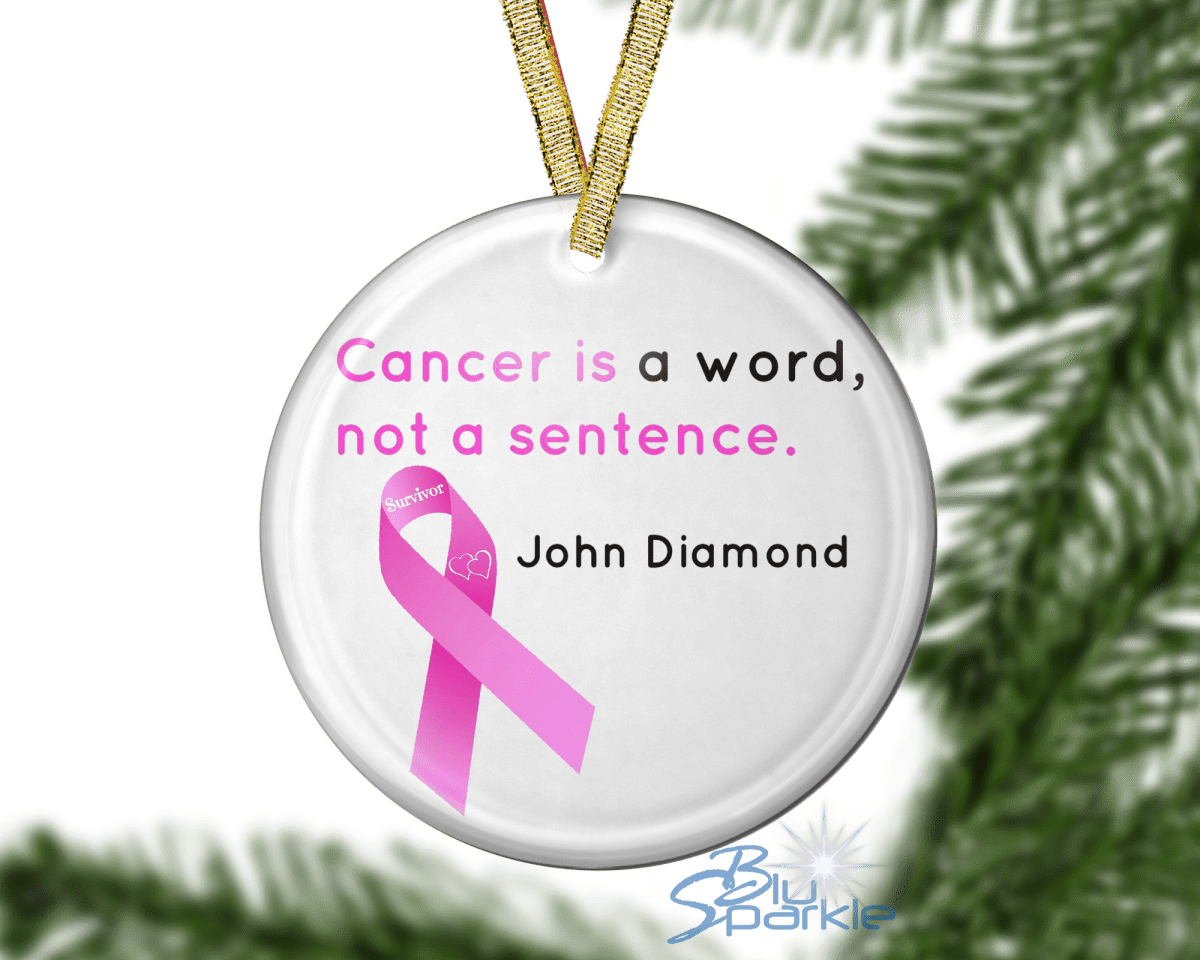 Awareness Ribbon - Personalized Ornaments - BluSparkle