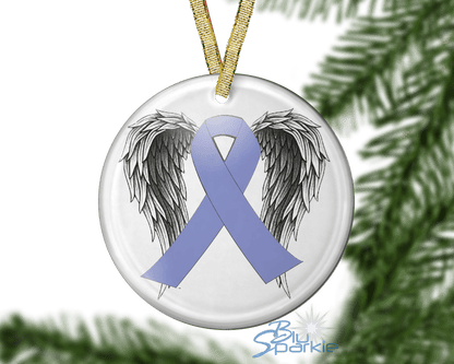 Awareness Ribbon - Personalized Ornaments - BluSparkle