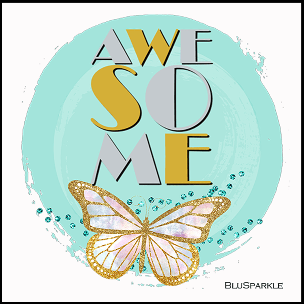 Awesome Butterfly Wise Expression Magnet - BluSparkle