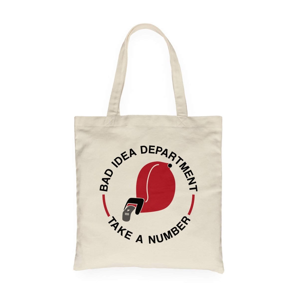 Bad Idea Department Canvas Tote Bag - BluSparkle