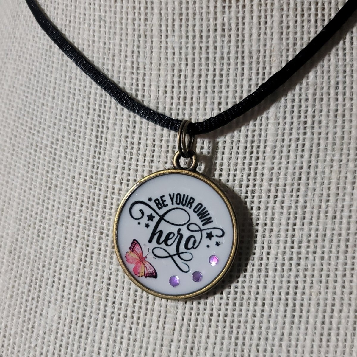 Be Your Own Hero Pendant Charm - BluSparkle