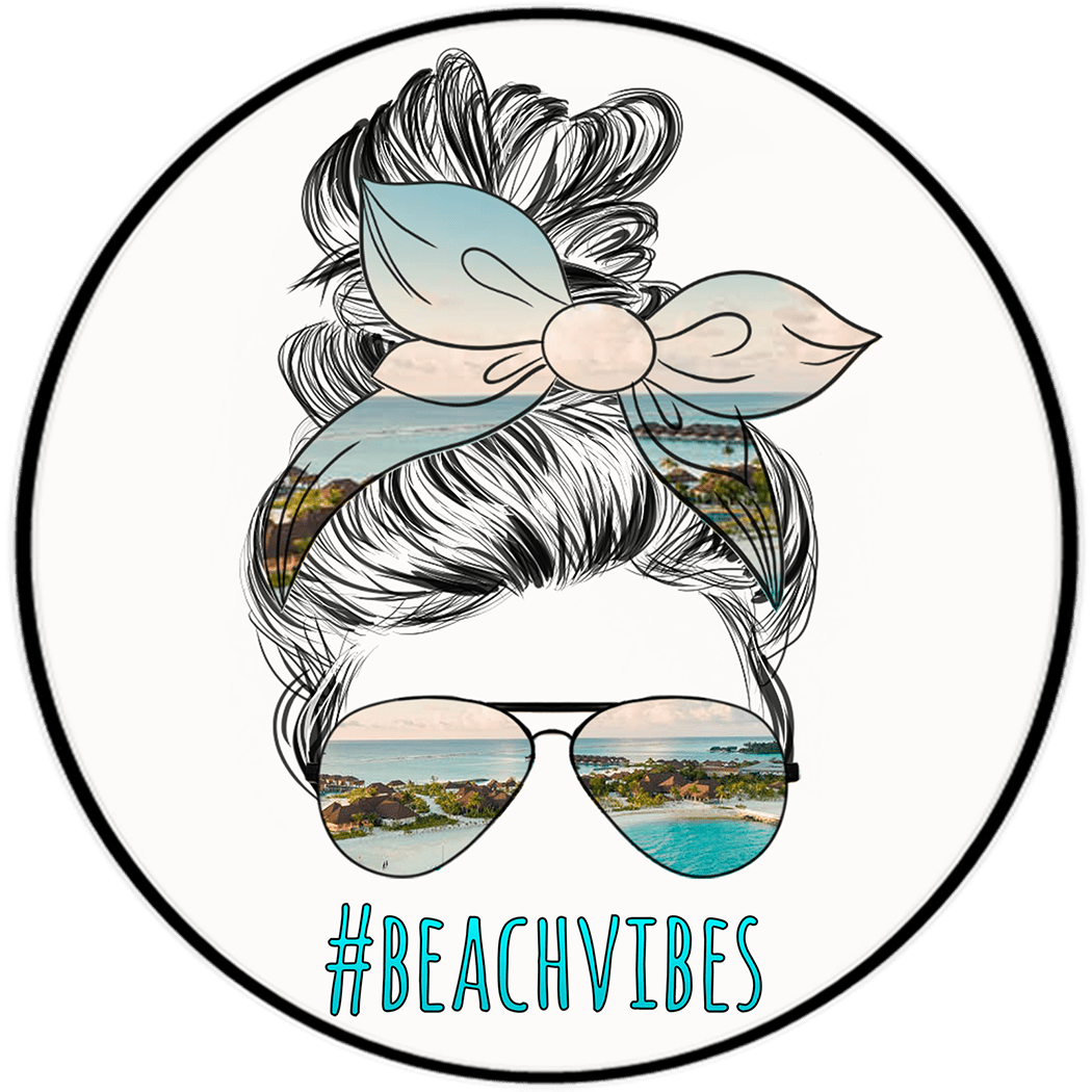 Beach Vibes Wise Expression Sticker - BluSparkle