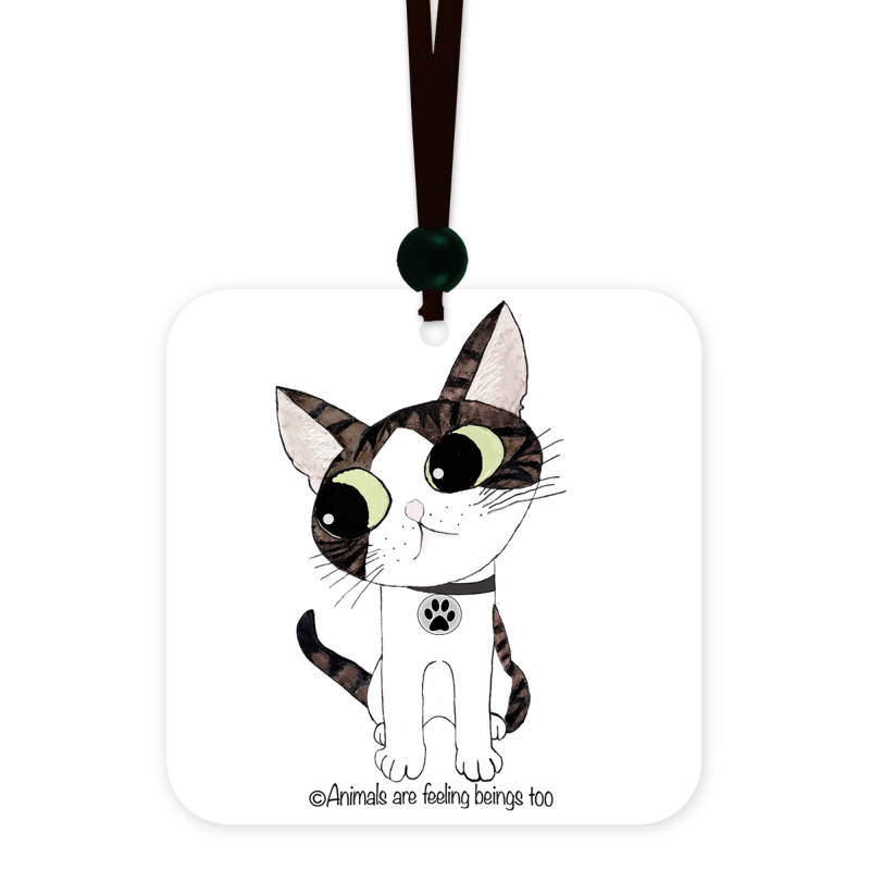 Cat Wagging Tail Fragrance By You Awareness Air Freshener - BluSparkle