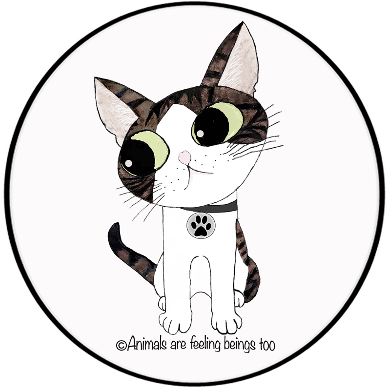 Cat Wagging Tail Magnet - BluSparkle