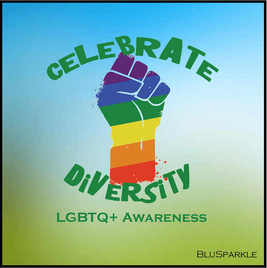 Celebrate Diversity Awareness Sticker - BluSparkle