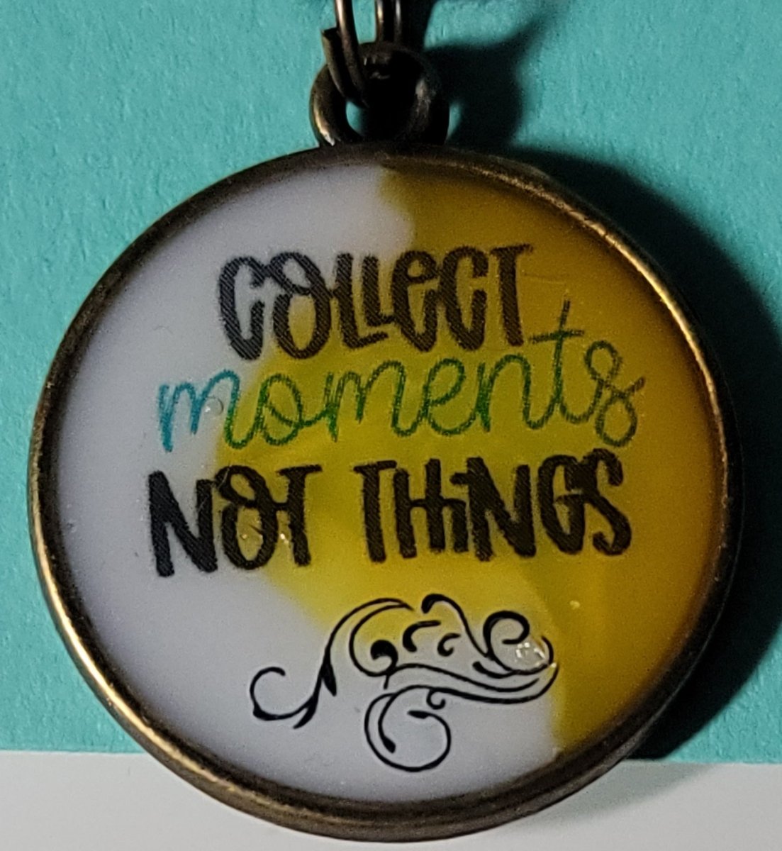 Collect Memories, Not Things Pendant Charm - BluSparkle