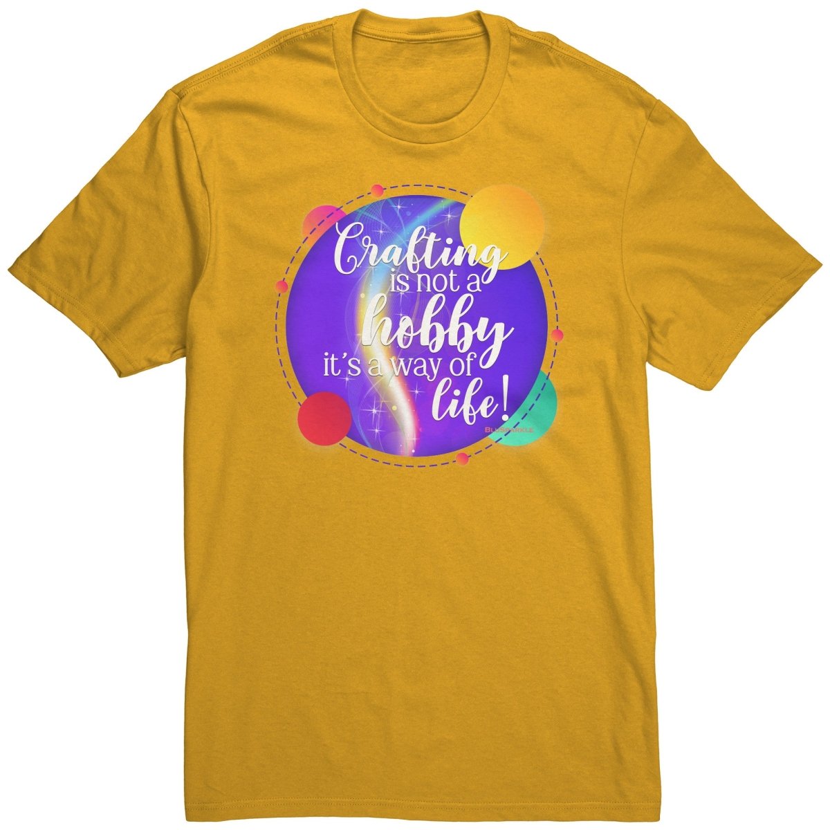 Crafting Is Not A Hobby T-Shirt - BluSparkle