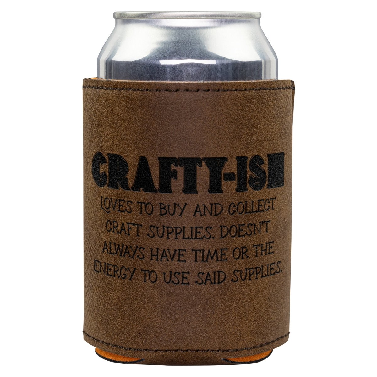 Crafty - ish Leatherette Beverage Holder - BluSparkle