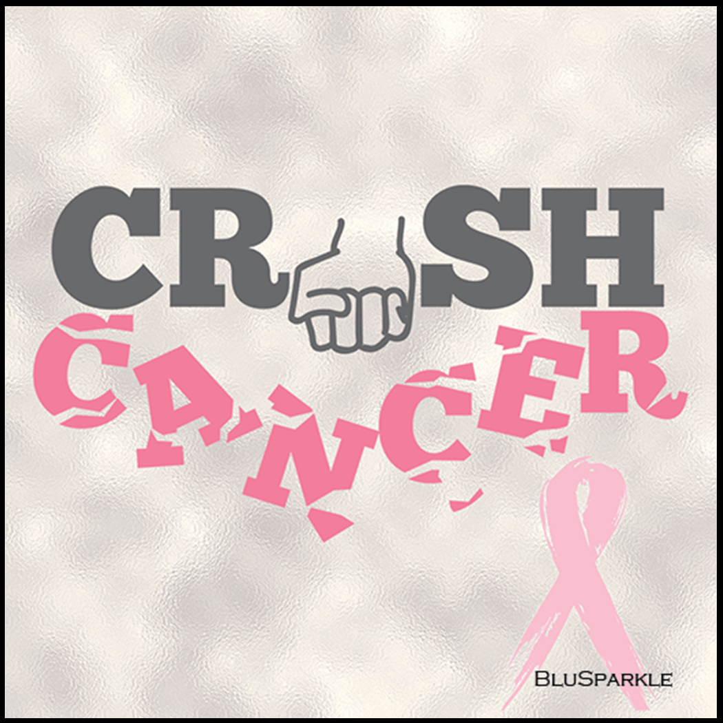 Crush Cancer Wise Expression Sticker - BluSparkle