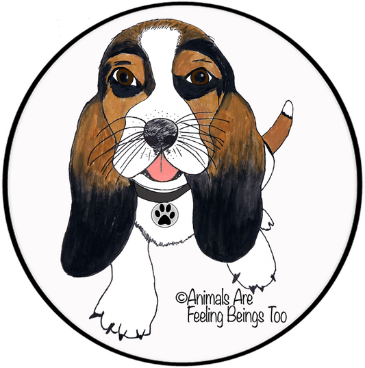 Dog Wagging Tail Magnet - BluSparkle