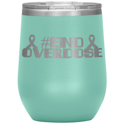 #End Overdose 12oz Wine Insulated Tumbler - BluSparkle