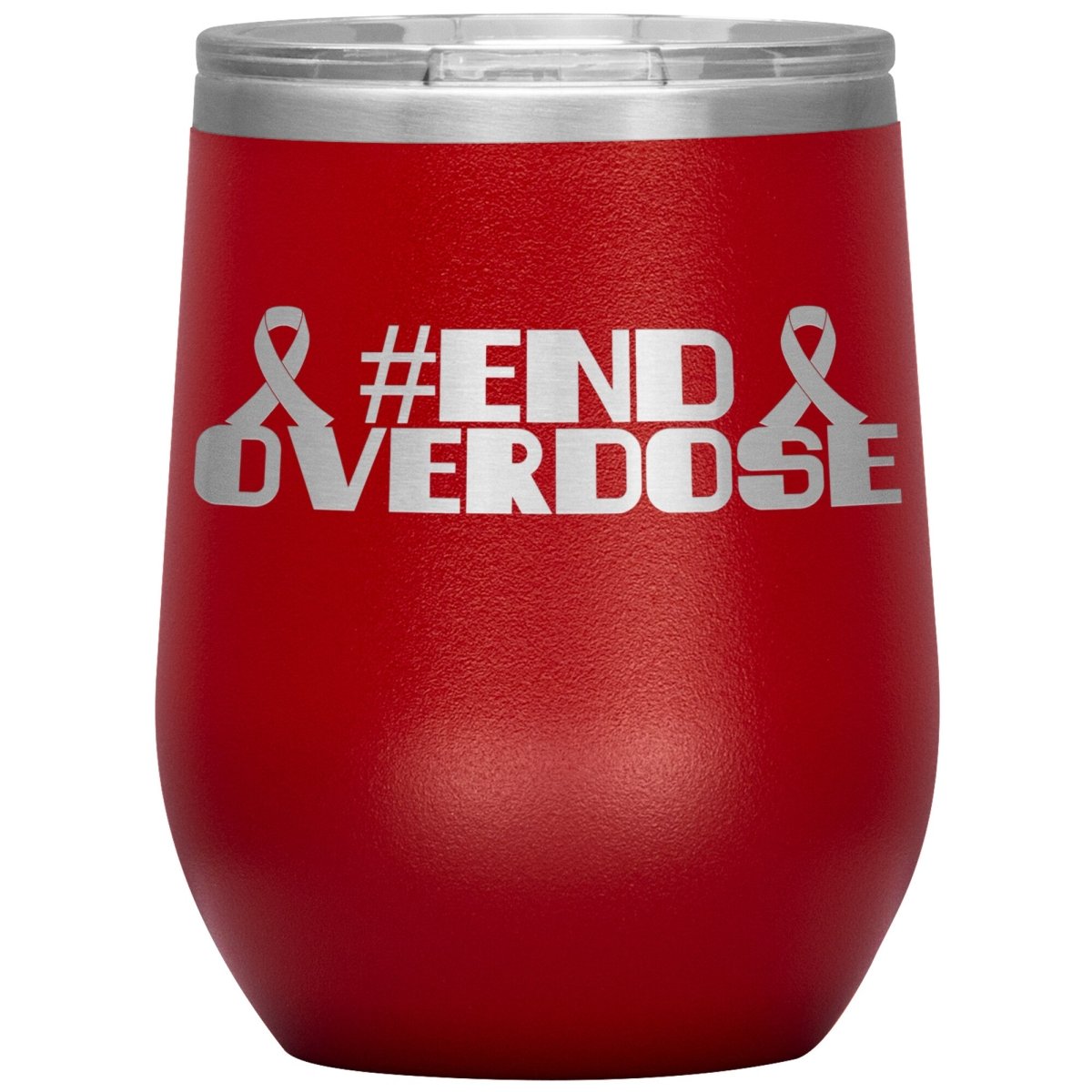 #End Overdose 12oz Wine Insulated Tumbler - BluSparkle