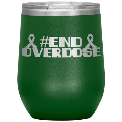 #End Overdose 12oz Wine Insulated Tumbler - BluSparkle
