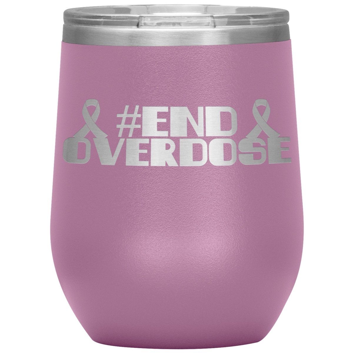 #End Overdose 12oz Wine Insulated Tumbler - BluSparkle