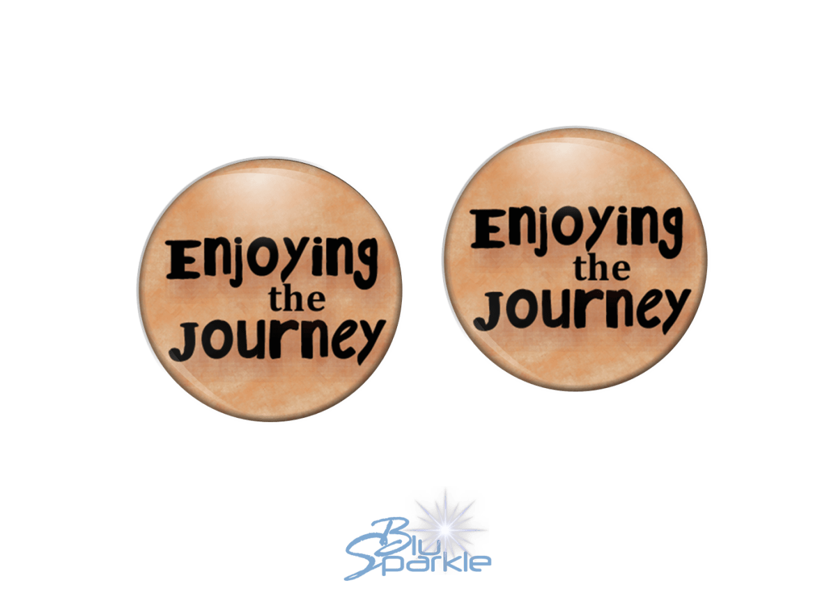 Enjoying The Journey - Earrings - BluSparkle