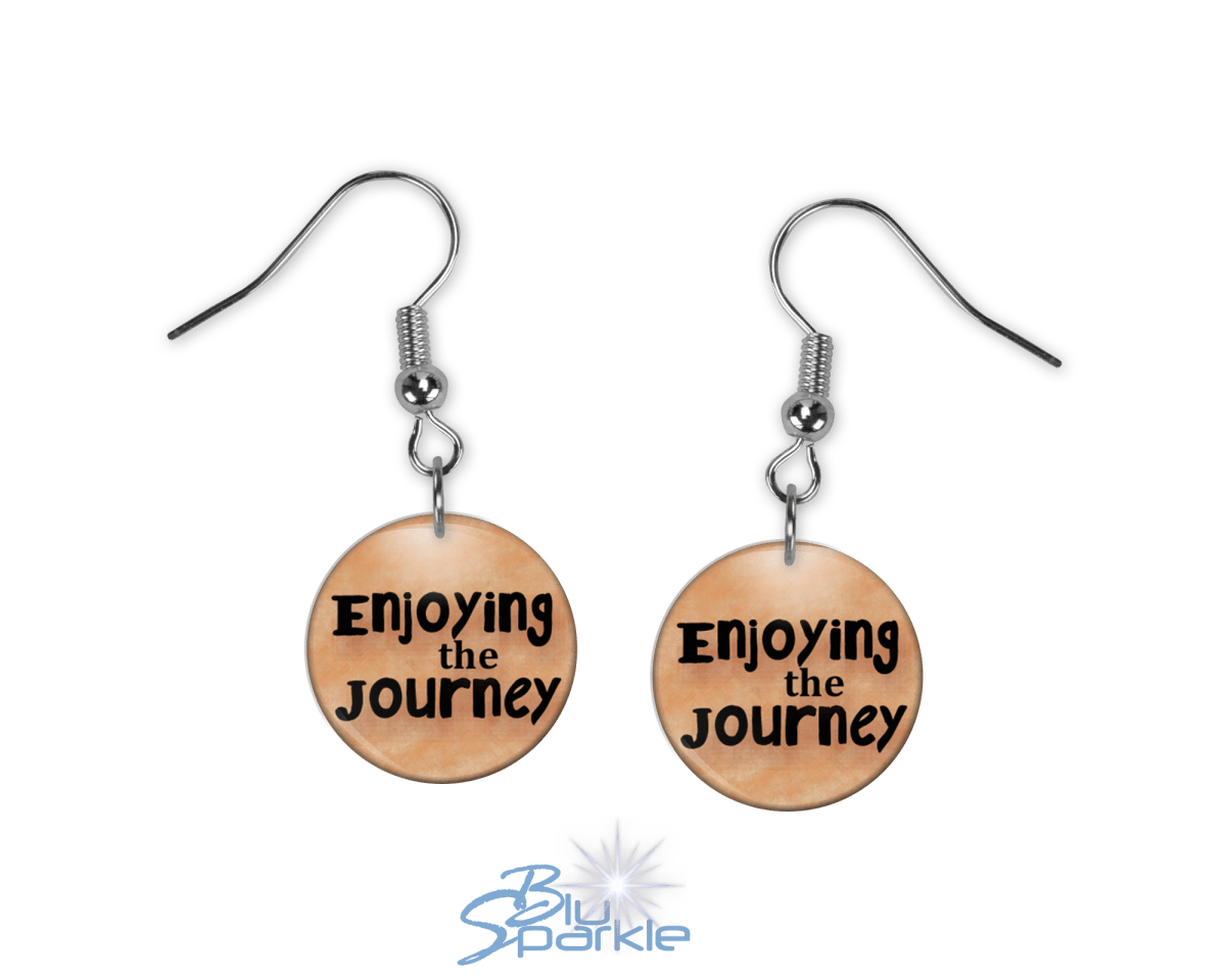 Enjoying The Journey - Earrings - BluSparkle